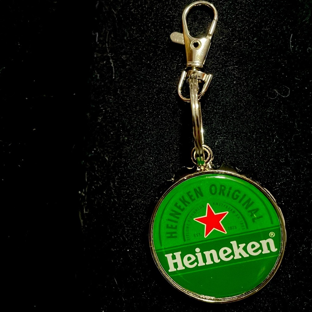 New heineken key chain bottle opener
